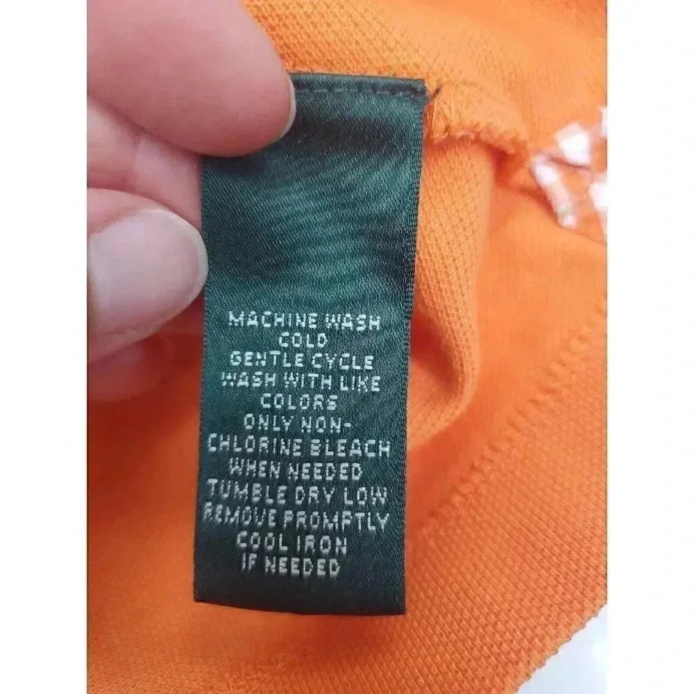 L-RL Lauren Active Ralph Lauren Tennessee Vol Orange Polo Women's Size Large - Picture 5 of 7